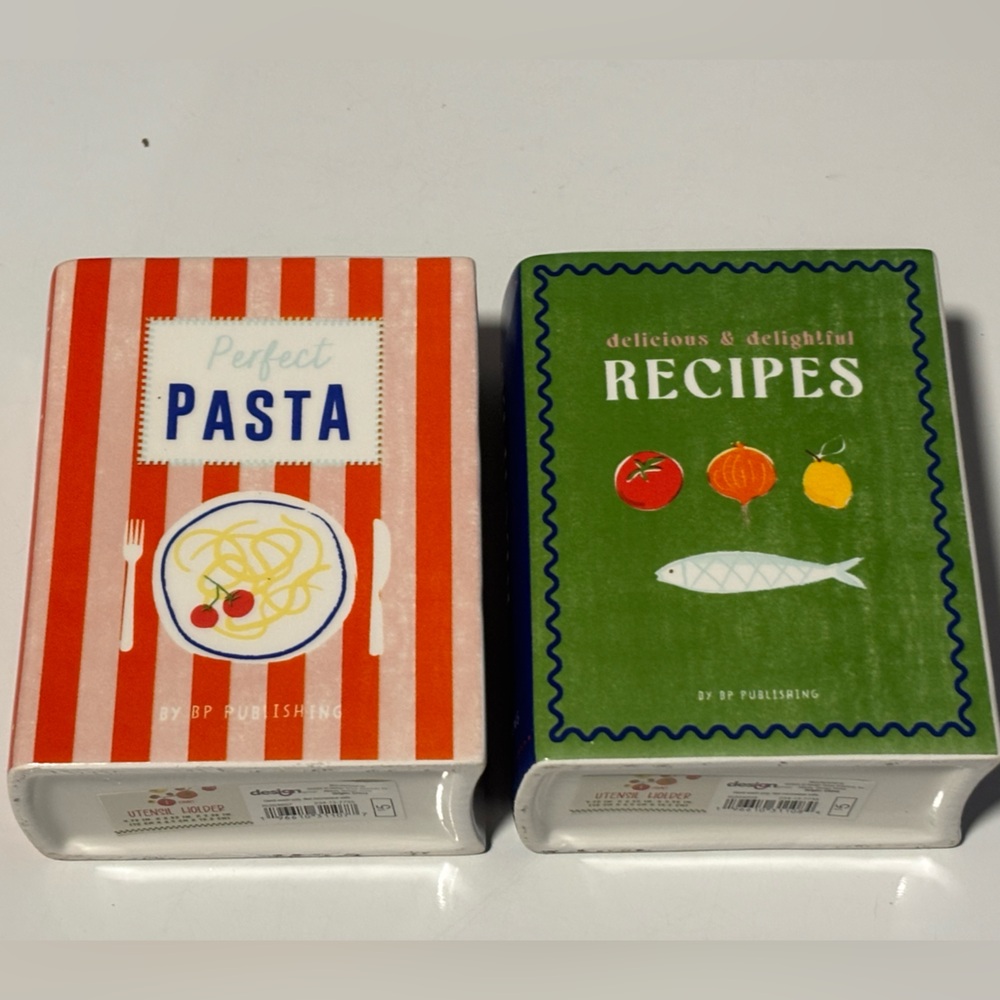 Target Bullseye Playground Summer 2025 Ceramic Recipes & Pasta Utensil Holders‎
